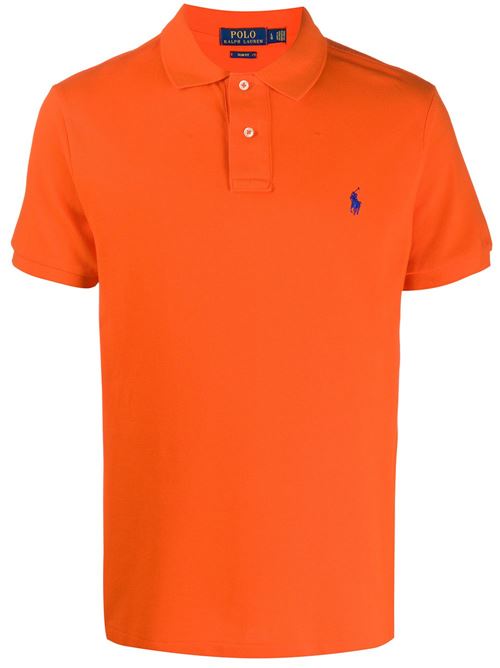 Slim fit men's polo shirt in piquet. Polo Ralph Lauren | 710795080025